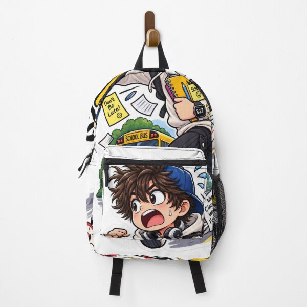 Item preview, Running Late Again Funny Student Sticker | School Life & Late Student designed and sold by Genzfirevibes.