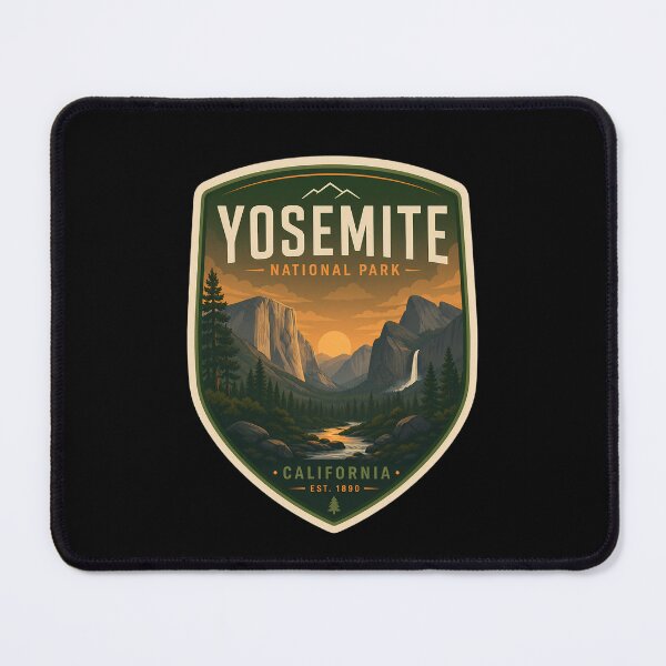 Item preview, Yosemite National Park Landscape designed and sold by FrontierCosmic.