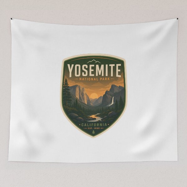 Item preview, Yosemite National Park Landscape designed and sold by FrontierCosmic.