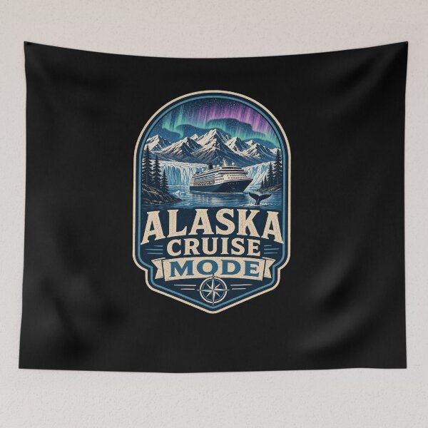 Item preview, ALASKA CRUISE MODE Northern Lights Ship Whale designed and sold by snowry.