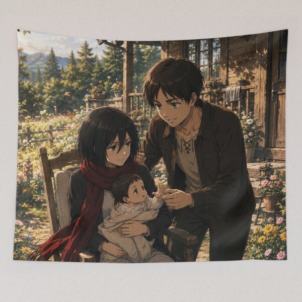Item preview, Eren and Mikasa designed and sold by jinwooo.