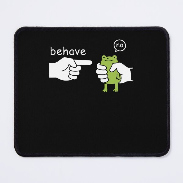 Item preview, Behave No Dishonest Frog Meme designed and sold by ellapaintcoast.