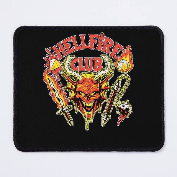 Item preview, Fiery Horned Red Demon Surrounded By Flaming Sword And Flail designed and sold by JosiArmstrong.