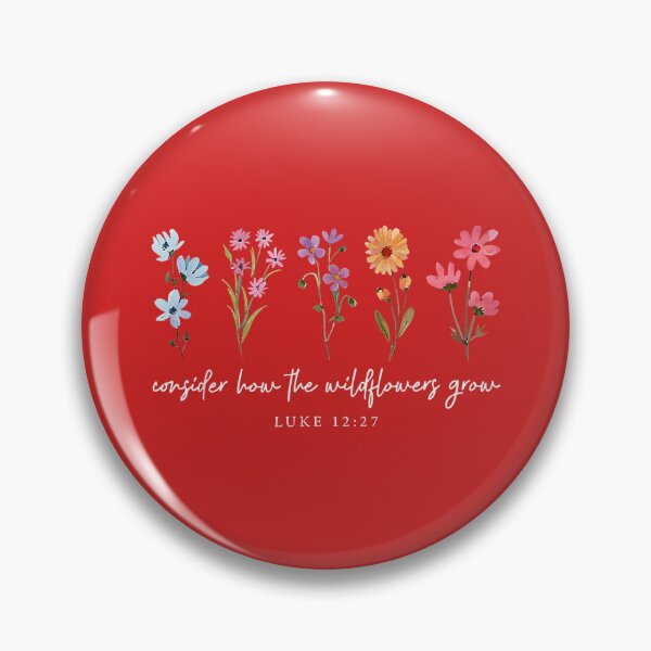 Item preview, Consider How The Wildflowers Grow Christian Jesus Faith designed and sold by melodycook.