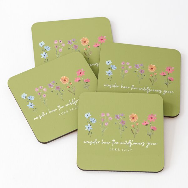 Item preview, Consider How The Wildflowers Grow Christian Jesus Faith designed and sold by melodycook.