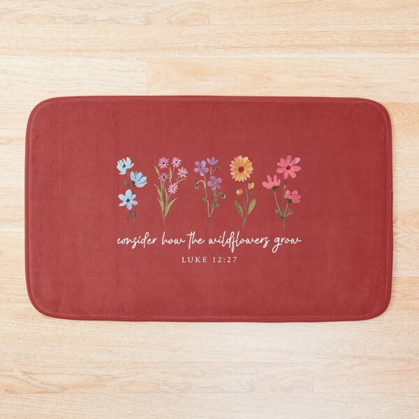 Item preview, Consider How The Wildflowers Grow Christian Jesus Faith designed and sold by melodycook.