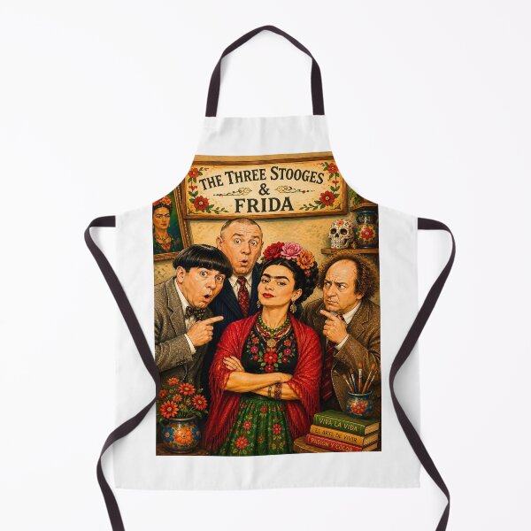 Item preview, The Three Stooges & Frida designed and sold by reggiemercedes.
