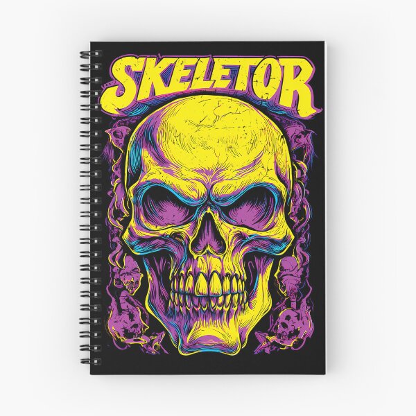 Item preview, Neon Yellow And Purple Skull Framed By Wispy Smoke designed and sold by JosiArmstrong.