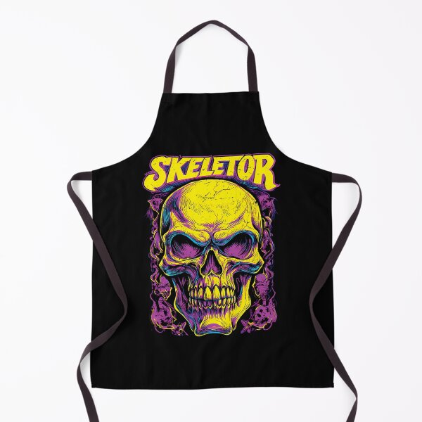 Item preview, Neon Yellow And Purple Skull Framed By Wispy Smoke designed and sold by JosiArmstrong.