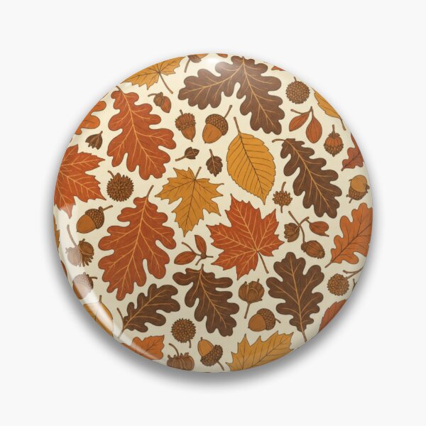 Item preview, Pressed Autumn Leaves Seamless Pattern | Autumn Aesthetic Repeat Design designed and sold by StickyGuys.
