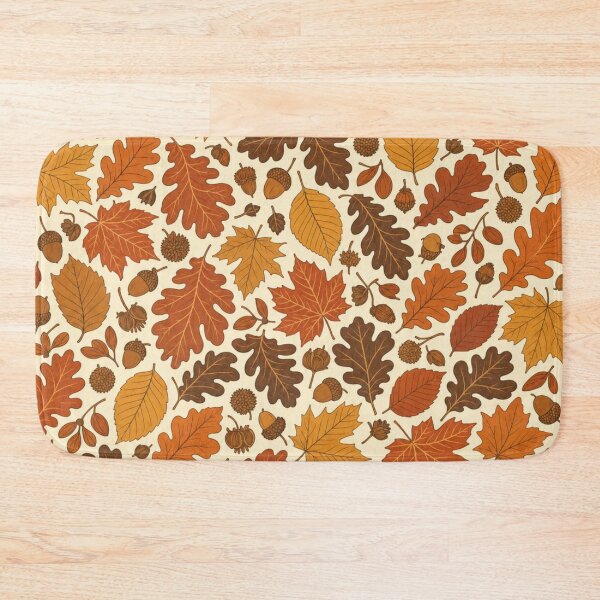 Item preview, Pressed Autumn Leaves Seamless Pattern | Autumn Aesthetic Repeat Design designed and sold by StickyGuys.