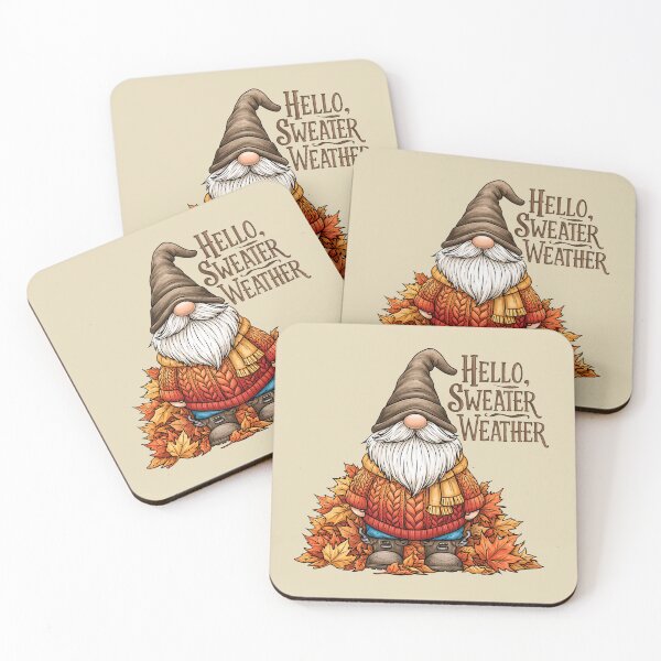 Item preview, Hello, Sweater Weather Garden Gnome  designed and sold by Boddicca.