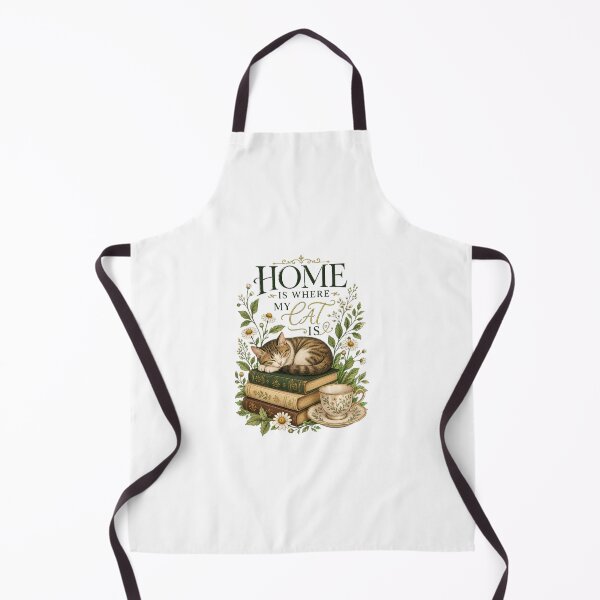 Item preview, Cottagecore Home Is Where My Cat Is designed and sold by Kaikab007.
