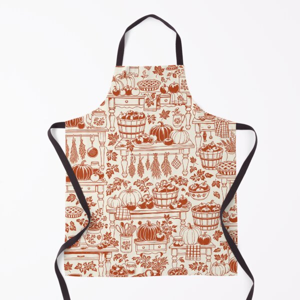 Item preview, Harvest Kitchen Toile Seamless Pattern | Autumn Aesthetic Repeat Design designed and sold by StickyGuys.