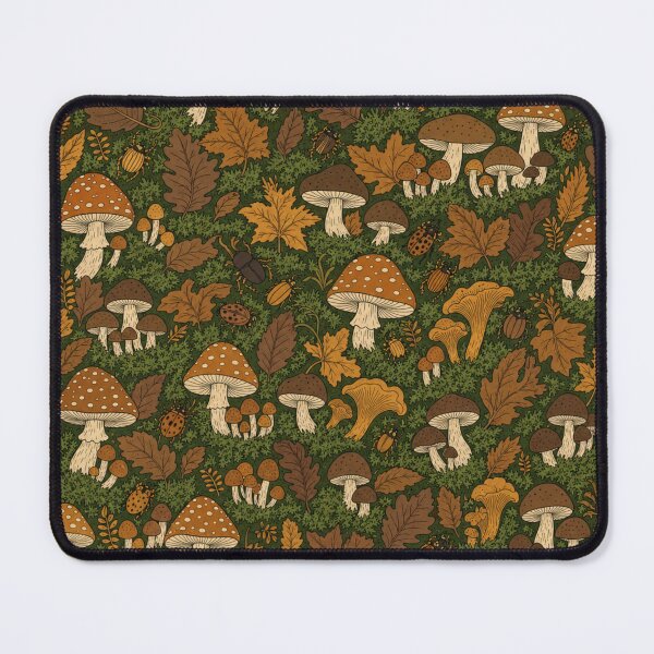 Item preview, Woodland Mushrooms and Moss Seamless Pattern | Autumn Aesthetic Repeat Design designed and sold by StickyGuys.