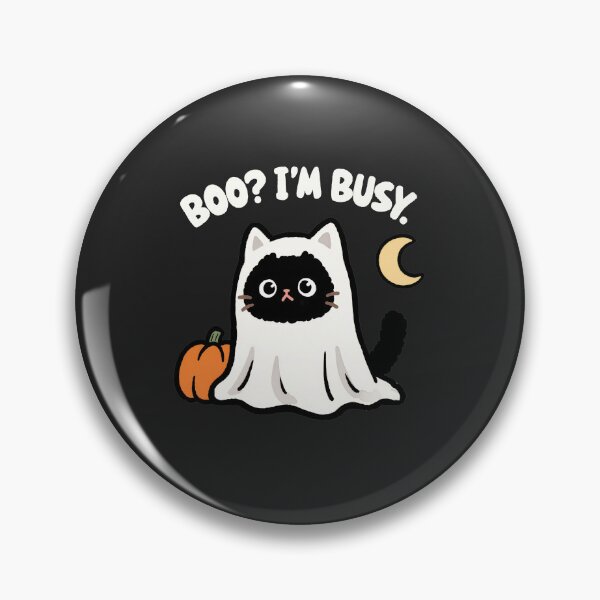 Item preview, Boo I'm Busy  Ghost Cat T-Shirt. designed and sold by Nuttajak.