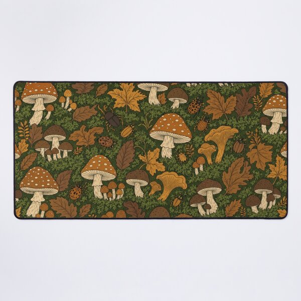 Item preview, Woodland Mushrooms and Moss Seamless Pattern | Autumn Aesthetic Repeat Design designed and sold by StickyGuys.