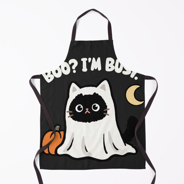 Item preview, Boo I'm Busy Ghost Cat T-Shirt. designed and sold by Nuttajak.
