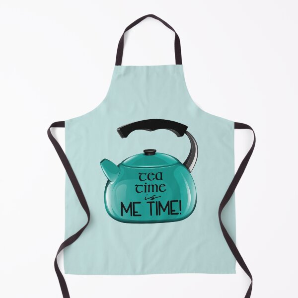 Item preview, Tea Time is ME TIME! (on Aqua) designed and sold by PawsitiveMum3.