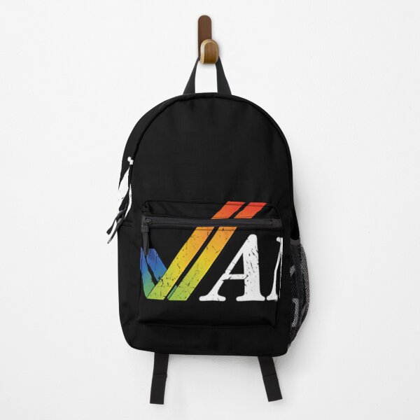 Item preview, White Serif Lettering Below Rainbow Diagonal Checkmark Stripe designed and sold by VickyFarrell.