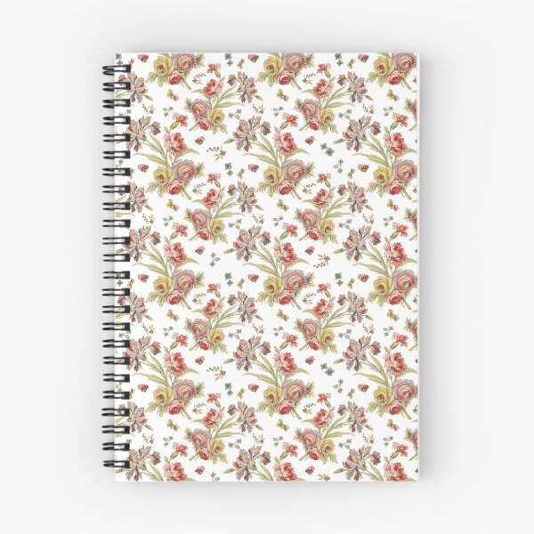 Item preview, Vintage Floral Pattern in yellow pink purple designed and sold by Angry Critters.