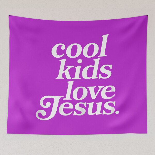 Item preview, Cool Kids Love Jesus Youth Christian Bible Verse Toddler Kid designed and sold by melodycook.
