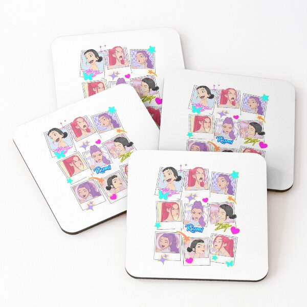 Item preview, K-Pop Girl Group Portrait Grid designed and sold by dempseywar.