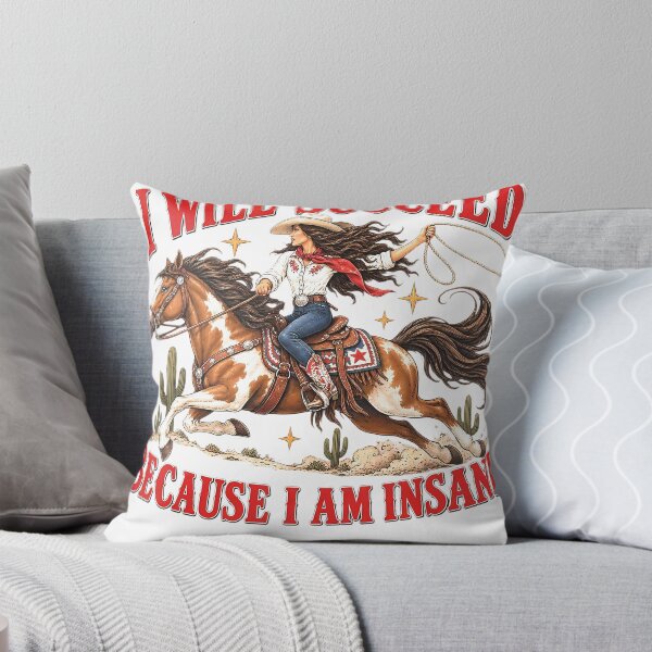 Item preview, I Will Succeed Because I Am Insane Graphic Motivational Tiger Rider designed and sold by DianneShelton.