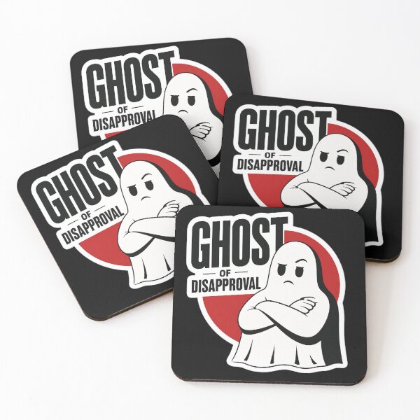 Item preview, Ghost of Disapproval – Retro Grumpy Ghost Attitude designed and sold by Abidel.