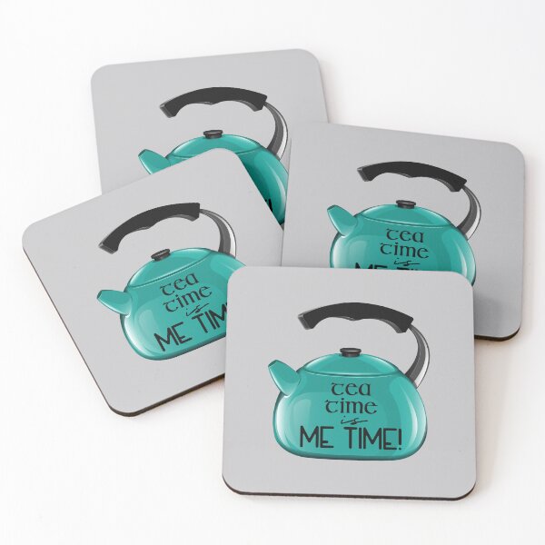 Item preview, Tea Time is ME TIME! (on Grey) designed and sold by PawsitiveMum3.
