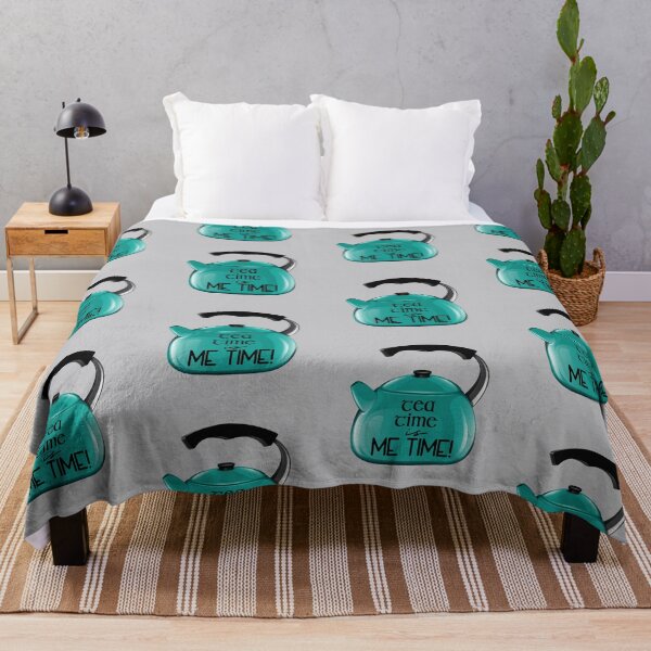 Item preview, Tea Time is ME TIME! (on Grey) designed and sold by PawsitiveMum3.