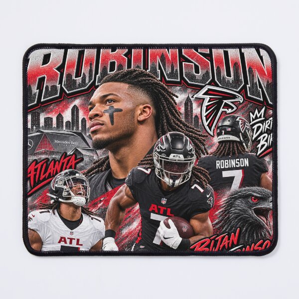 Item preview, Bijan Robinson Retro Bootleg Design designed and sold by jasminemelswick.