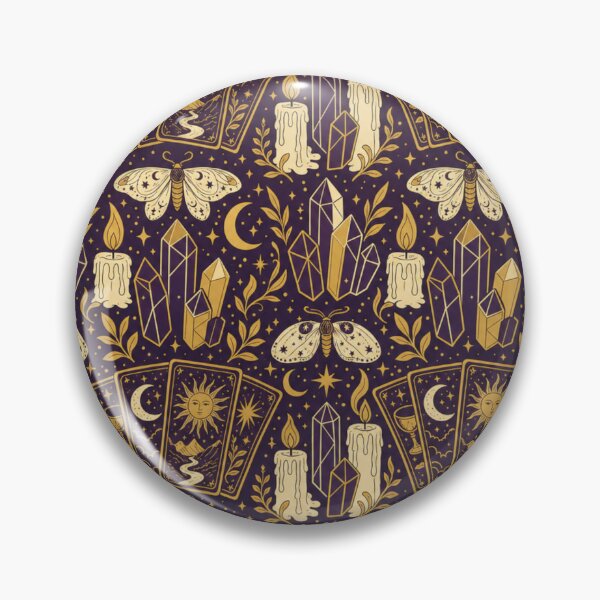 Item preview, Tarot and Candle Repeat Seamless Pattern | Witchy Aesthetic Repeat Design designed and sold by StickyGuys.