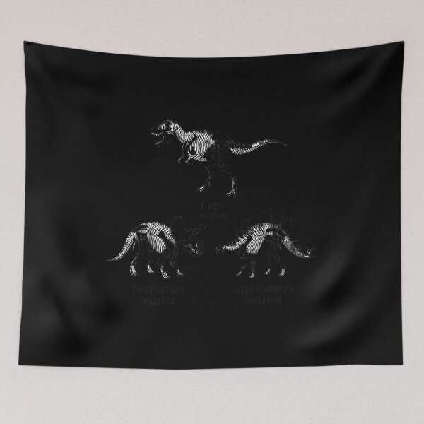 Item preview, Dinosaur Fossils - Black and White designed and sold by ChiqueAvenue.