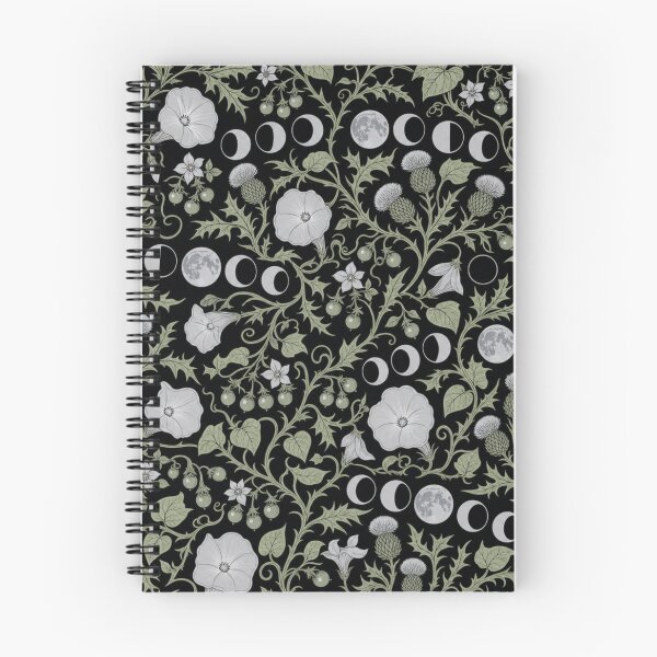 Item preview, Moon Phase Botanica Seamless Pattern | Witchy Aesthetic Repeat Design designed and sold by StickyGuys.