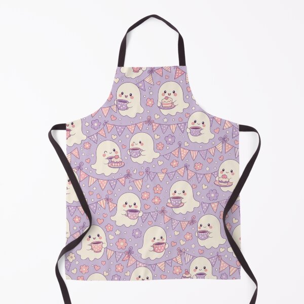 Item preview, Cute Ghost Tea Party Seamless Pattern | Ghost Aesthetic Repeat Design designed and sold by StickyGuys.