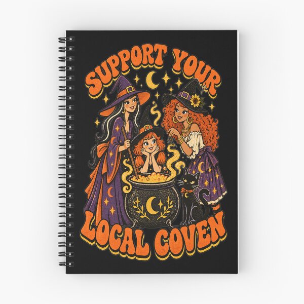 Item preview, Support Your Local Coven Funny Witch Halloween designed and sold by SquatchPrintsCo.