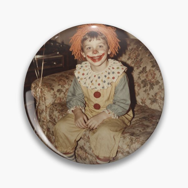 Item preview, Creepy Vintage Clown Boy Living Room designed and sold by The Mellonaire.