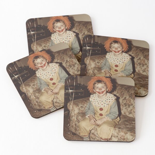 Item preview, Creepy Vintage Clown Boy Living Room designed and sold by The Mellonaire.