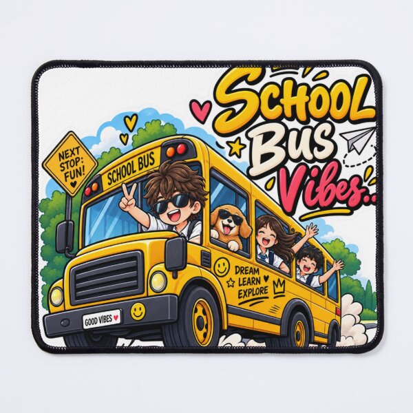 Item preview, School Bus Vibes Cute Student Sticker | Back to School & School Life designed and sold by Genzfirevibes.