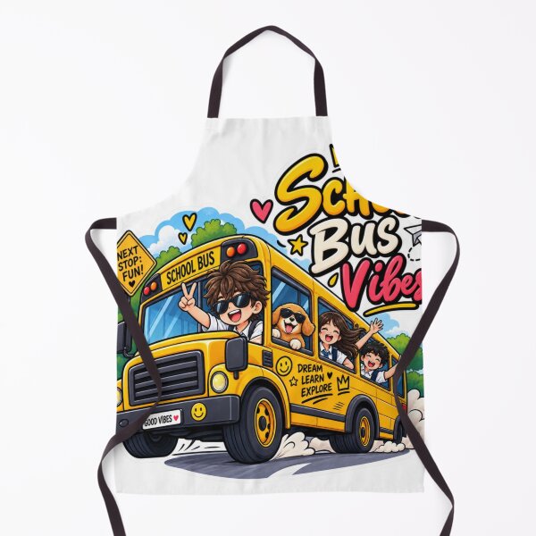 Item preview, School Bus Vibes Cute Student Sticker | Back to School & School Life designed and sold by Genzfirevibes.