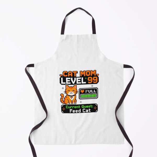 Item preview, Retro 8 Bit Pixel Cat Mom Level 99 designed and sold by Kaikab007.