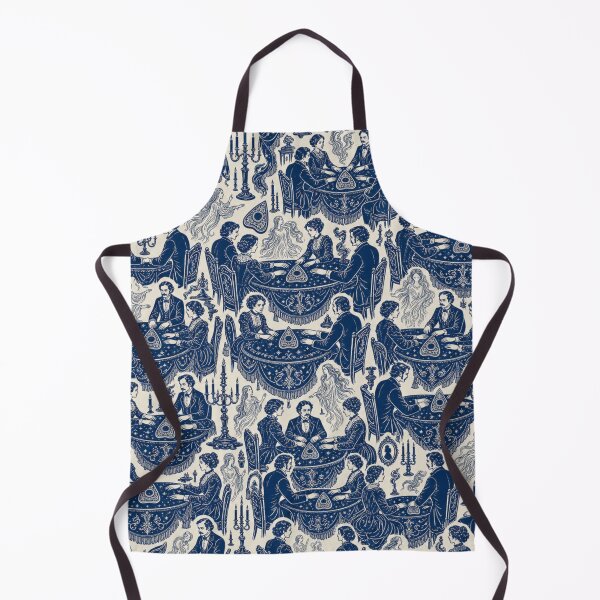 Item preview, Victorian Seance Toile Seamless Pattern | Ghost Aesthetic Repeat Design designed and sold by StickyGuys.