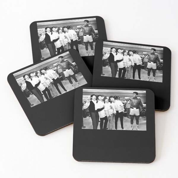 Item preview, Boxing Match Scene With Famous Musicians designed and sold by ArvidKirlin.