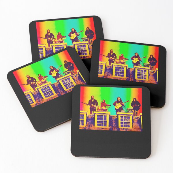 Item preview, Musical Band Performing On Rooftop Illustration designed and sold by ArvidKirlin.