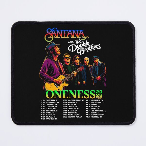 Item preview, Santana Doobie Brothers Oneness Tour 2026 Vintage Graphic designed and sold by zwawji.