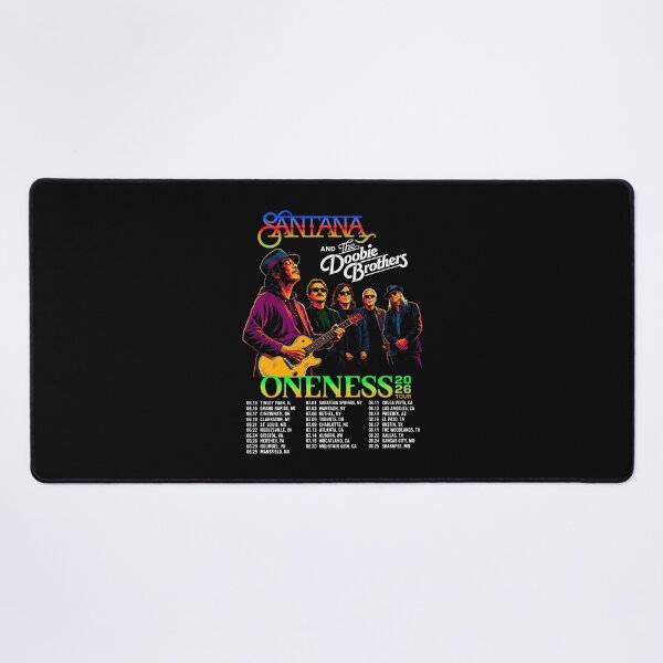 Item preview, Santana Doobie Brothers Oneness Tour 2026 Vintage Graphic designed and sold by zwawji.