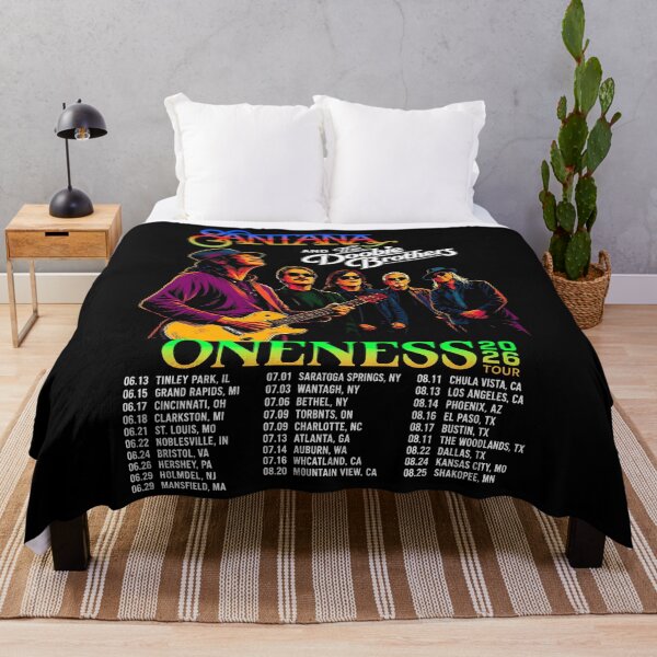 Item preview, Santana Doobie Brothers Oneness Tour 2026 Vintage Graphic designed and sold by zwawji.