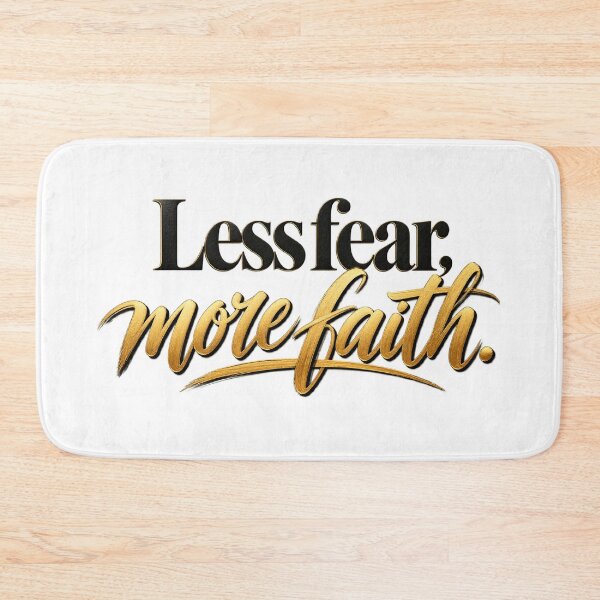Item preview, Less Fear More Faith designed and sold by bolaAura.