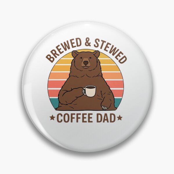 Item preview, Brewed & Stewed Coffee Dad designed and sold by LuloCreative.